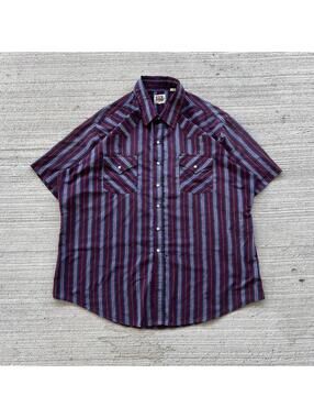 90s Ely Cattlemen Striped Shirt